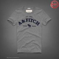 heren abercrombie and fitch korte tees est 1892 trade mark grijs Overhemd Bestellen okyel330